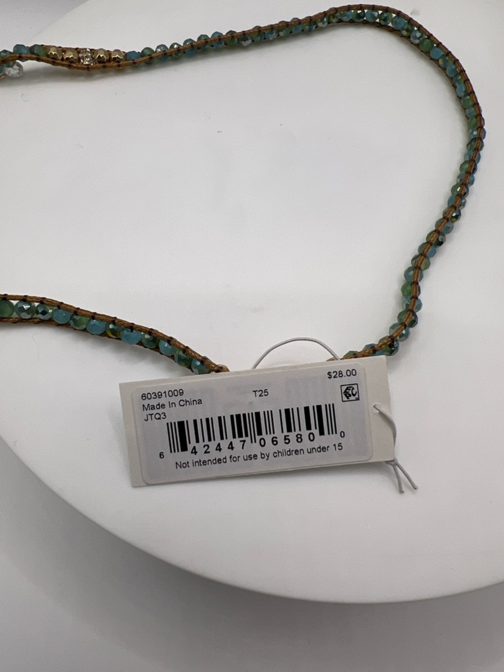 lonna and lilly Glass Bead Wrap-Style Bracelet - Picture 5 of 5